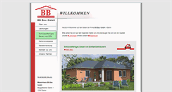 Desktop Screenshot of bb-baugmbh.de